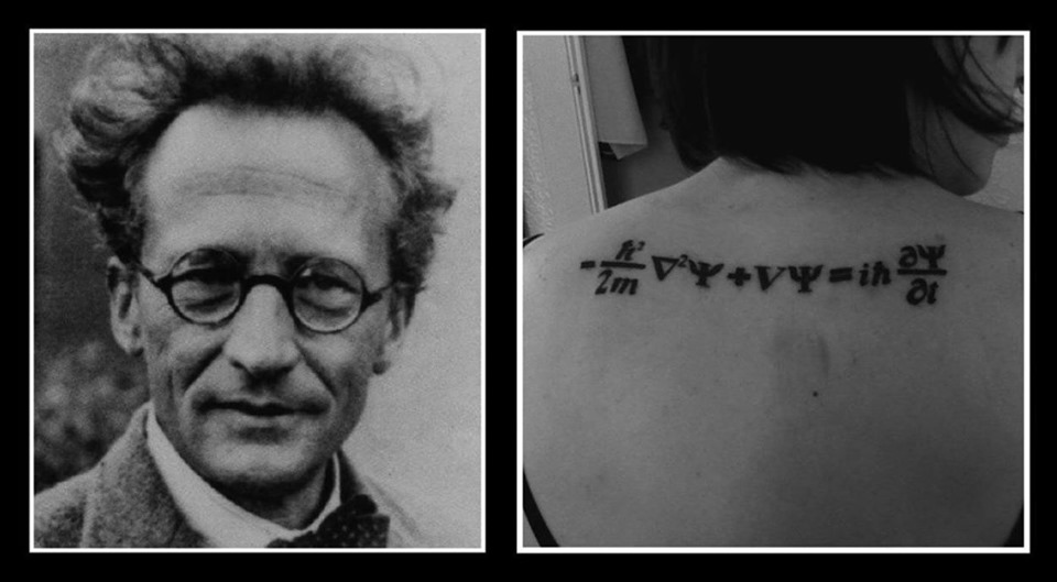 Fuck Yeah Math and Science Tattoos Schrödinger equation with an electron  trapped in a